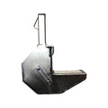 Slangeguide/Hose corner guide roller/shaft lower edge for hoses up to dia 13, sewer drains from dia 100 mm